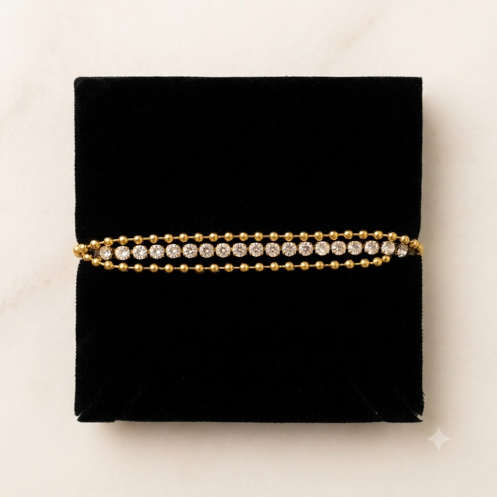 Lumina Triple Layered Tennis Bracelet