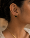 Black Butterfly Studs