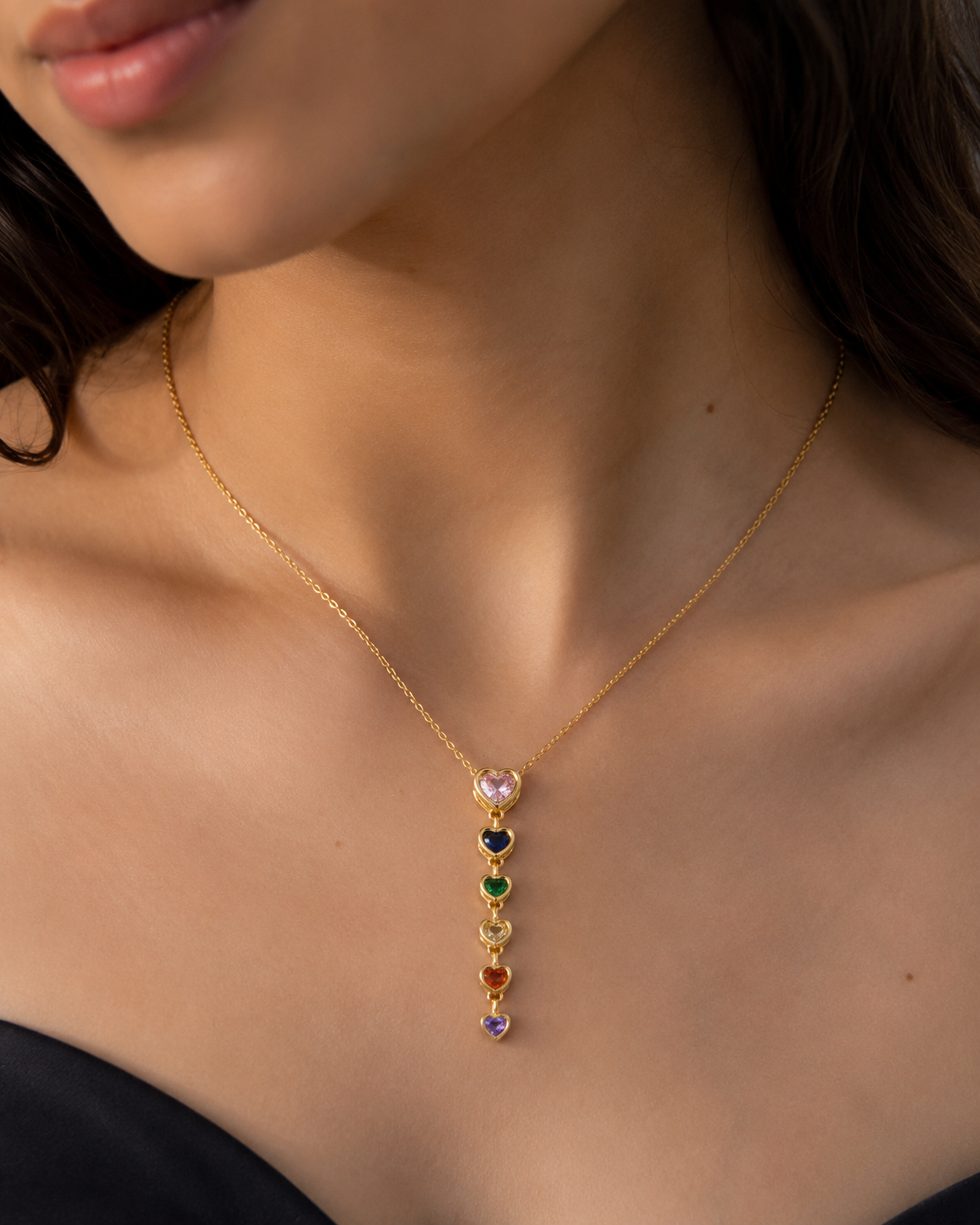 Cascade Heart Necklace