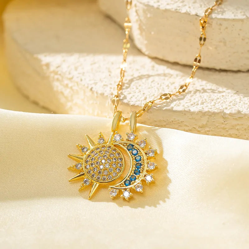 Celestial Charm Cable Chain Necklace
