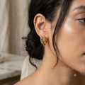 Spiral Zirconia Semi-Hoops