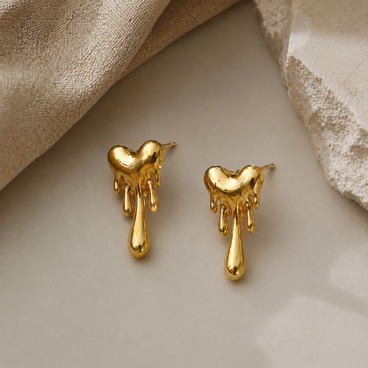 Melting Heart Studs