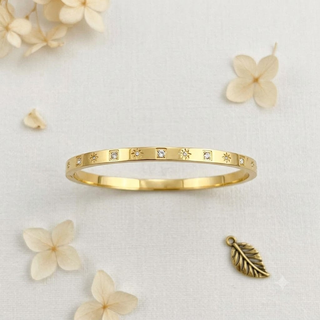 Star Beaded Bangle