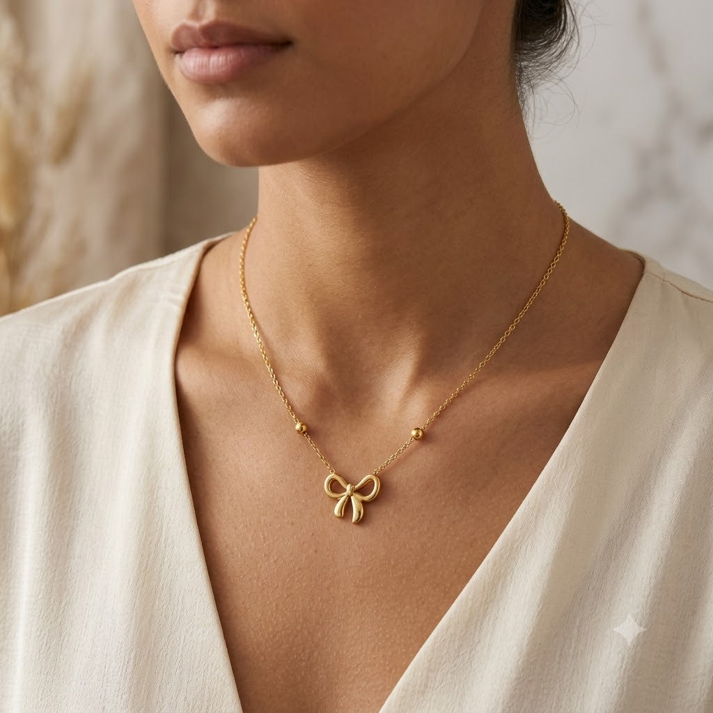 Mini Bow Necklace