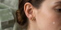 Mini Bow Golden Studs