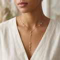 Whispering Dewdrop Y-Necklace