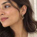 Starlit Triple Charm Earrings