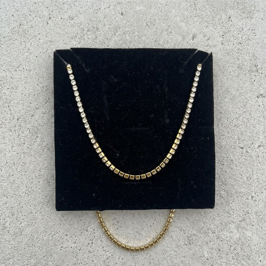 Roselle Tennis Necklace