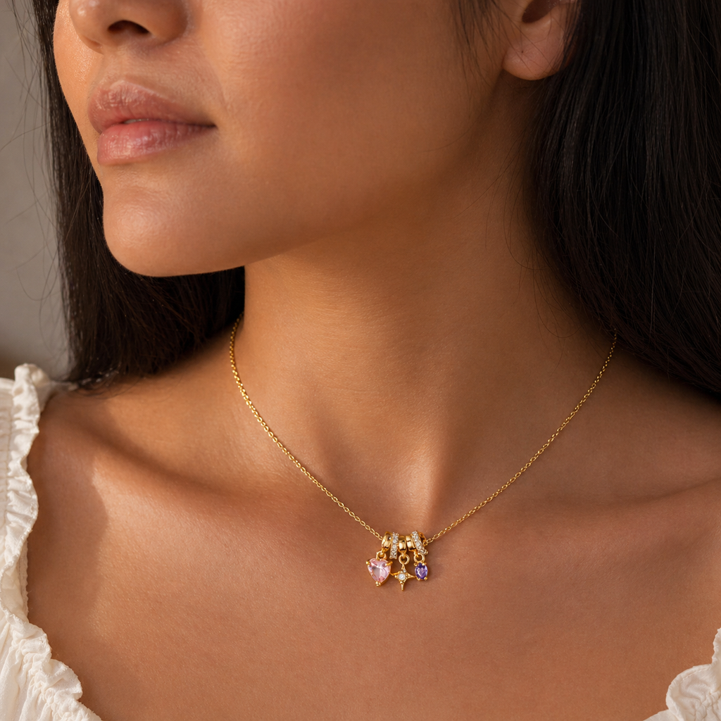 Heart and Star Necklace