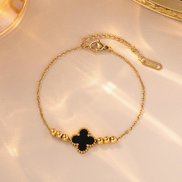 Clover Wraparound Bracelet