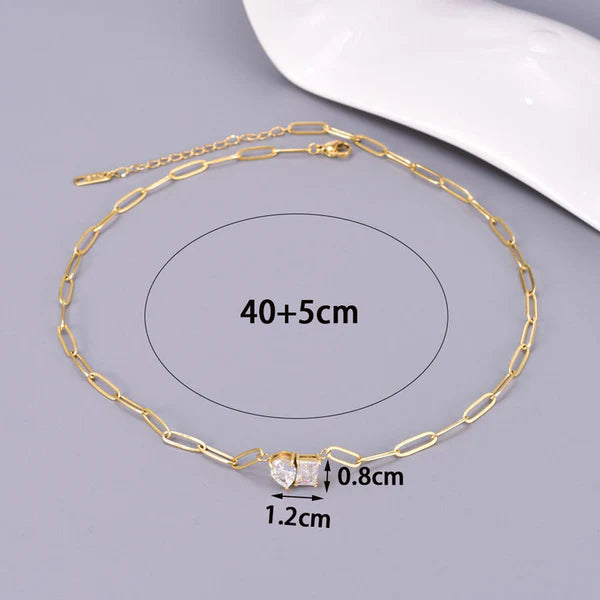 Twin Spark Necklace