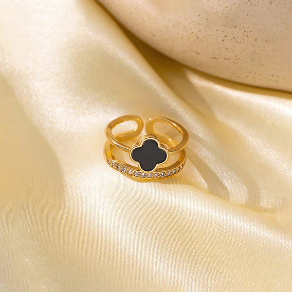 Clover Four Leaf Ring (Adjustable)