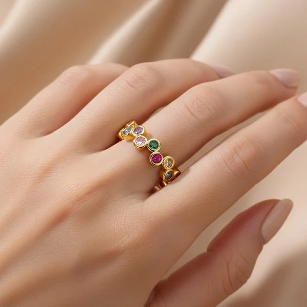 Rainbow Band Ring