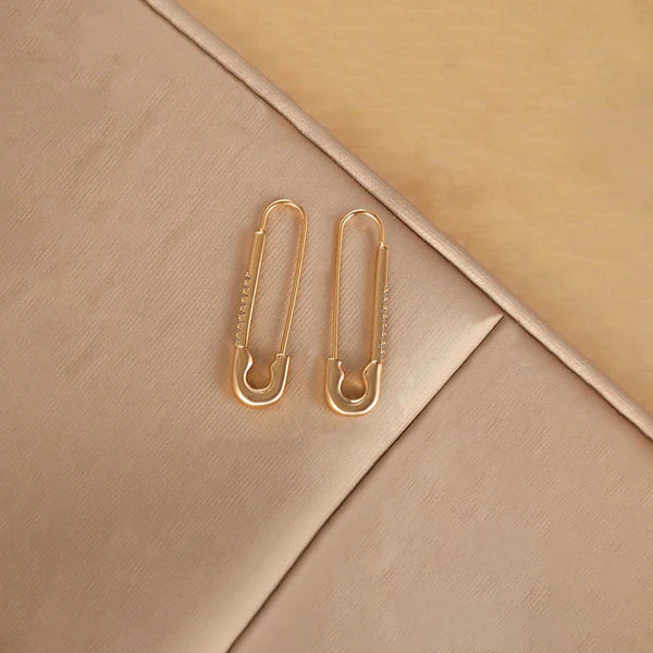 Golden Pin Earrings
