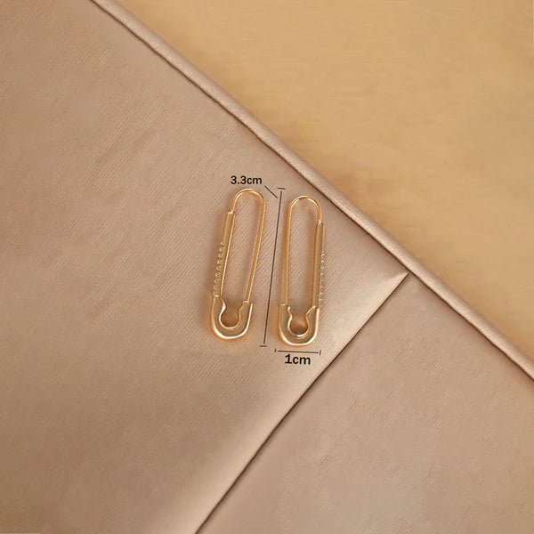 Golden Pin Earrings