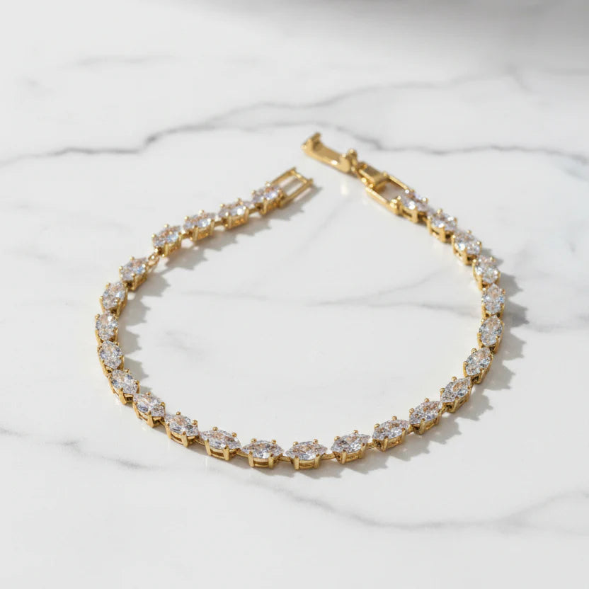 Marquise Tennis Bracelet