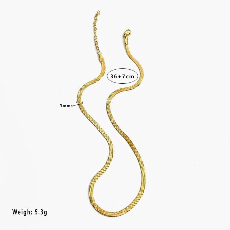 Elegant Snake Chain Necklace