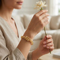 Golden Arrow Wrap Bangle