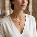 Luna Clover Charm Necklace