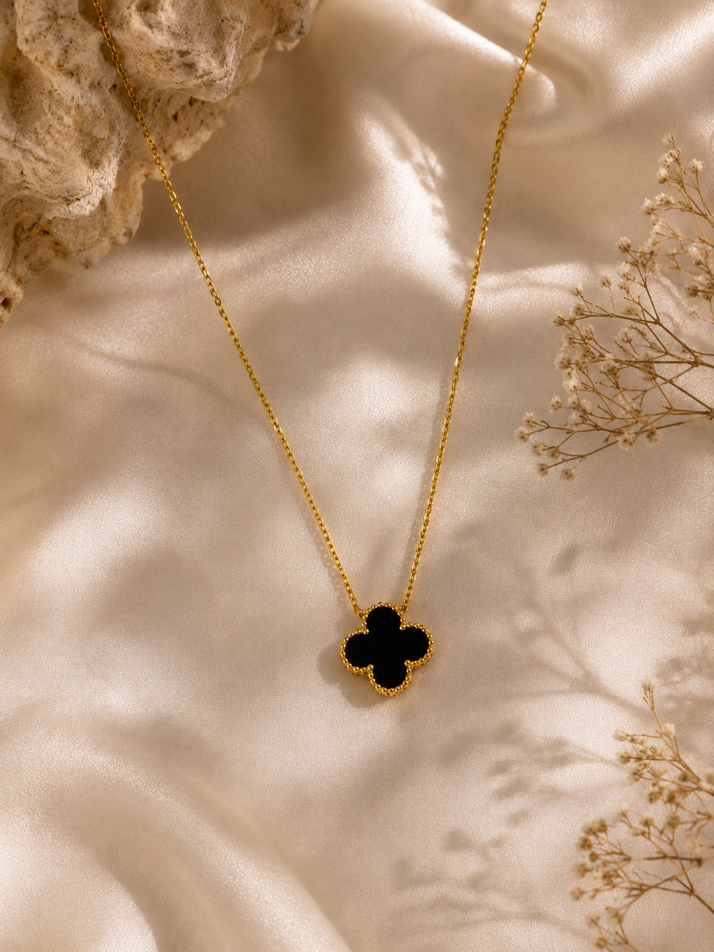 Emerald Clover Necklace