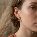 Snail Gold Studs