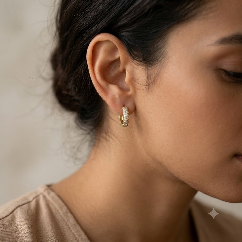 Gia Diamond Hoops
